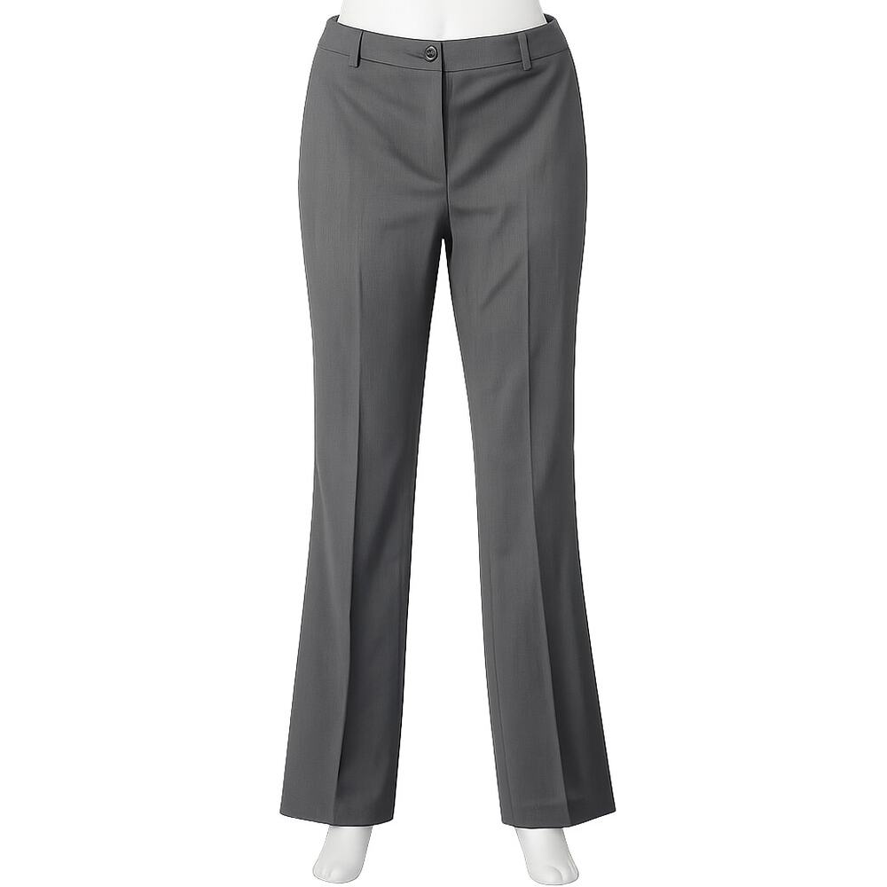 Barneys New York Tailored Straight Leg Gray Dress Pants – Size 10